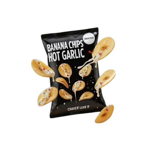 SNACKA Hot Garlic Black Pack