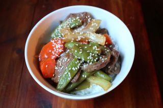 Beef with Sugar Snap Peas 