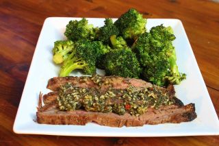 Garlic Butter Flank Steak 