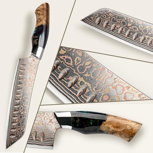 Vue 6 de Shan Zu Couteaux Santoku