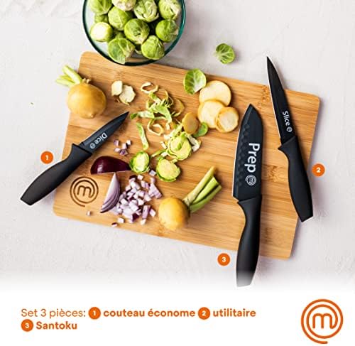 Vue 2 de Masterchef Set Couteau Cuisine
