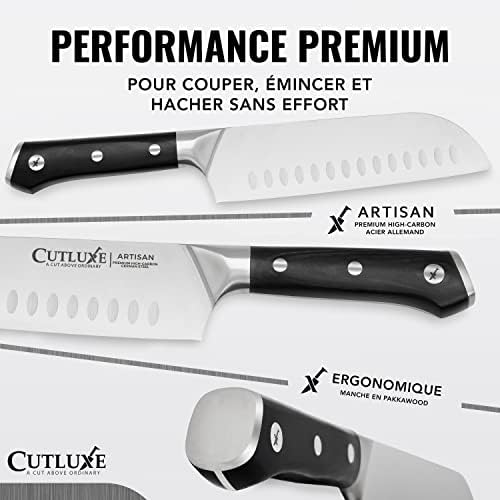Vue 2 de Cutluxe Couteau Japonais Cm