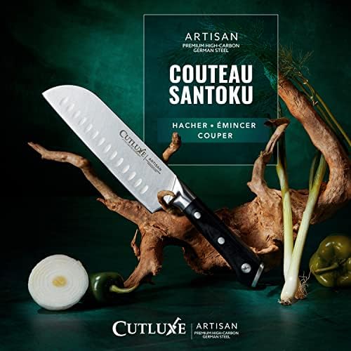 Vue 4 de Cutluxe Couteau Japonais Cm