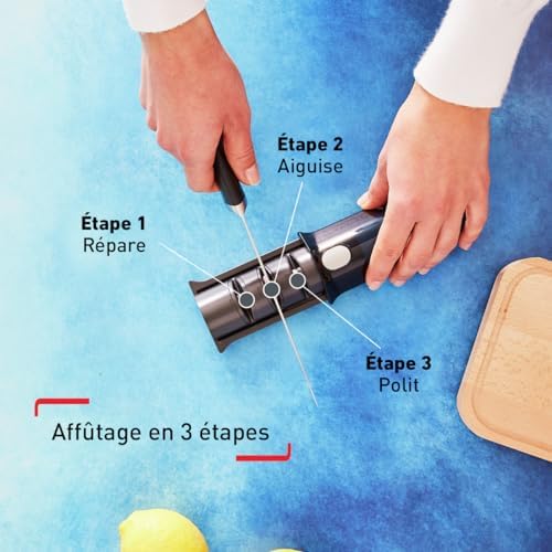 Vue 3 de Tefal Aiguiseur De Couteaux