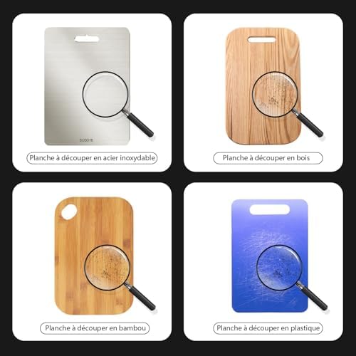 Vue 4 de Planche Decouper Inox