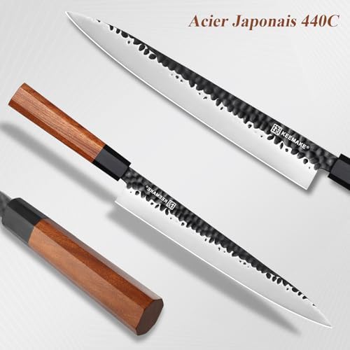 Vue 5 de Keemake Couteau Japonais Cuisine