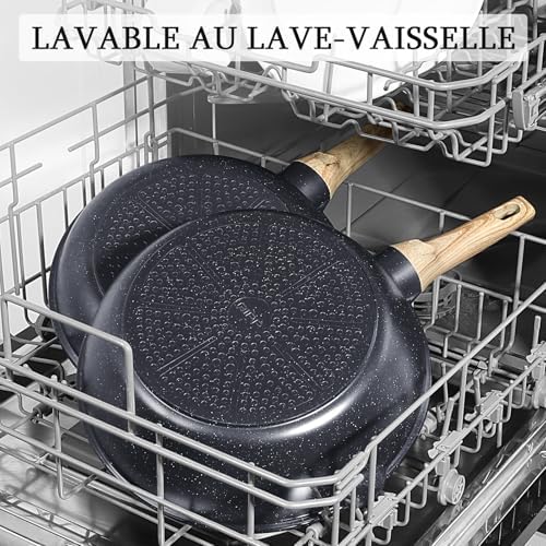 Vue 7 de Poele Antiadhesive Avec Couvercle