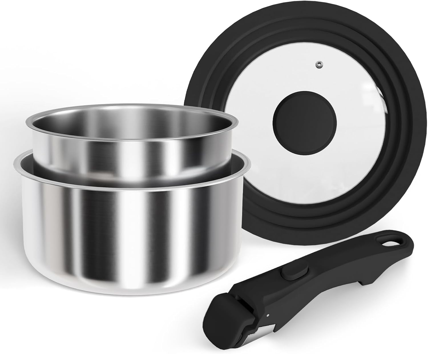 Set Pieces Casseroles Inox
