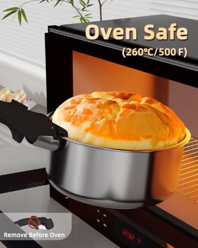 Vue 6 de Set Pieces Casseroles Inox