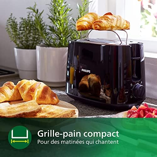 Vue 3 de Philips Grillepain Fentes Reglages