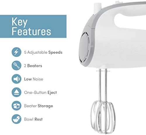 Vue 4 de Elite Gourmet Ehmx Batteur