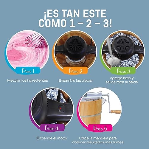 Vue 2 de Elite Gourmet Eim Sorbetiere
