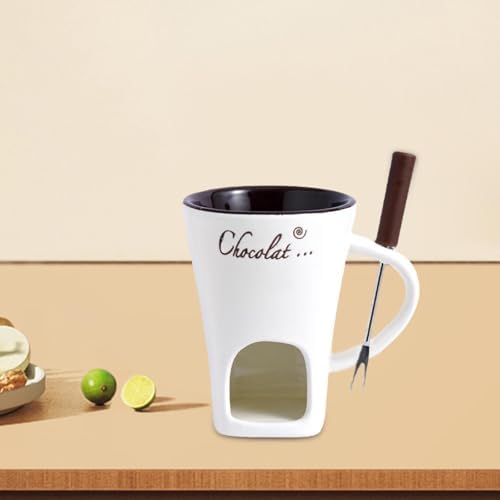 Vue 7 de Fondue Chocolat Bougie Tasses