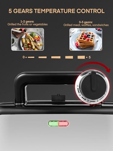 Vue 3 de Gaufrier Appareil Croque