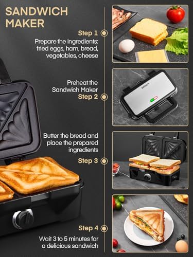 Vue 5 de Gaufrier Appareil Croque
