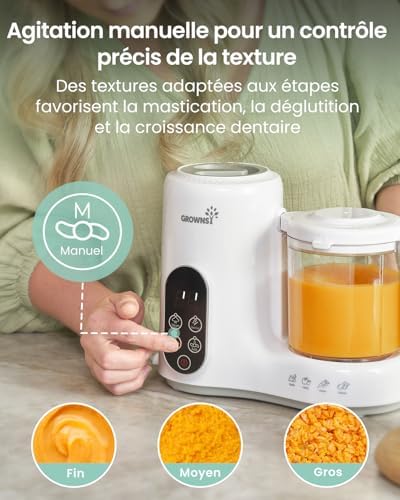Vue 2 de Grownsy Robot Cuiseur Mixeur