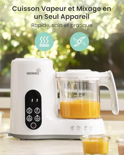Vue 5 de Grownsy Robot Cuiseur Mixeur