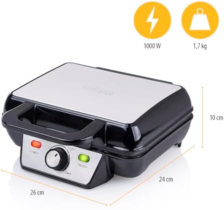 Vue 6 de Gaufrier Tristar Wf Noir