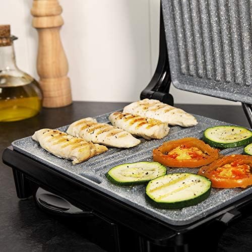 Vue 3 de Cecotec Gril Electrique Plancha