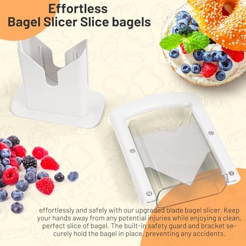 Vue 4 de Trancheuse Bagels Avec