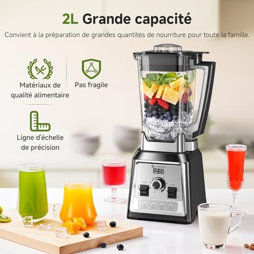 Vue 2 de Amzchef Blender Professionnel
