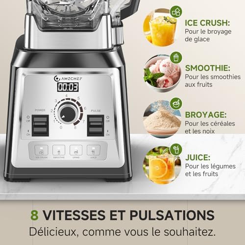 Vue 6 de Amzchef Blender Professionnel