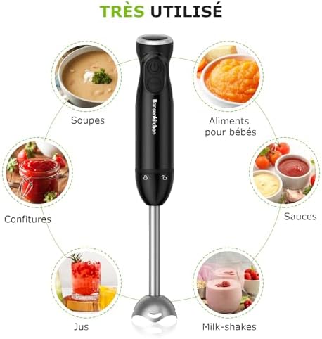 Vue 2 de Bonsenkitchen Mixeur Plongeant