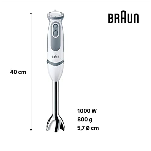 Vue 3 de Braun Multiquick Mqwh Mixeur