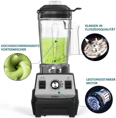 Vue 3 de Ommo Mixeur Blender Professionnel
