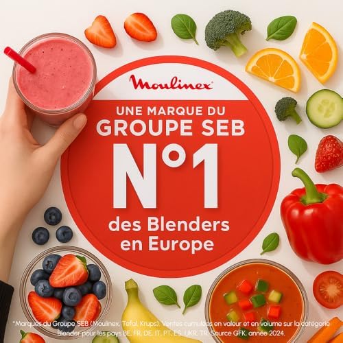 Vue 2 de Moulinex Blender Perfectmix