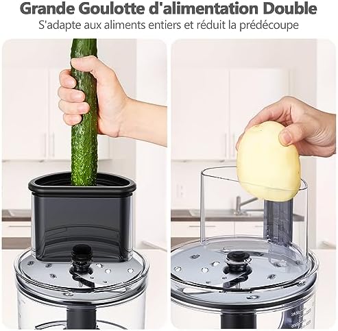Vue 3 de Yashe Robot Cuisine Multifonctions