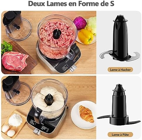 Vue 5 de Yashe Robot Cuisine Multifonctions
