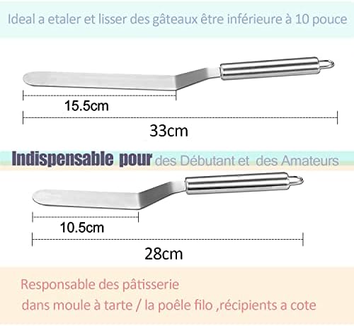 Vue 2 de Spatule Patisserie Gateaux Lissage