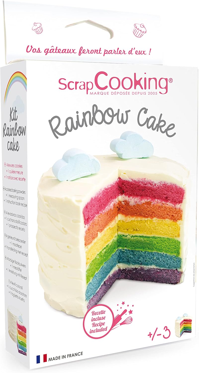 Scrapcooking Kit Rainbow Cake