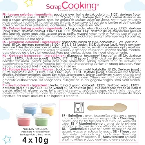 Vue 2 de Scrapcooking Kit Rainbow Cake