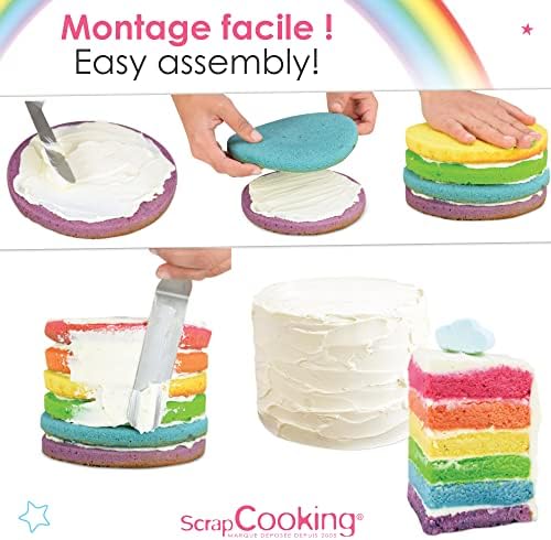 Vue 6 de Scrapcooking Kit Rainbow Cake