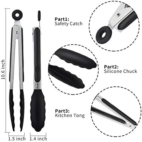 Vue 2 de Ineibo Pince Cuisine Professionnel