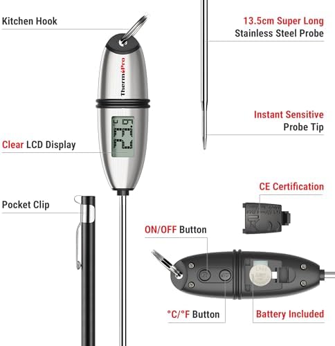 Vue 3 de Thermopro Tps Thermometre De
