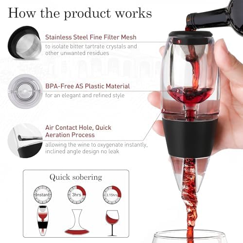 Vue 3 de Auroay Aerateur Et Decanteur