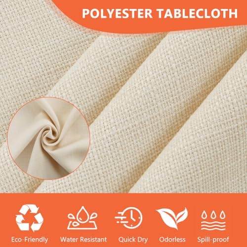 Vue 2 de Auauy Nappe Beige Aspect
