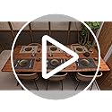 Vue 7 de Set De Table Et