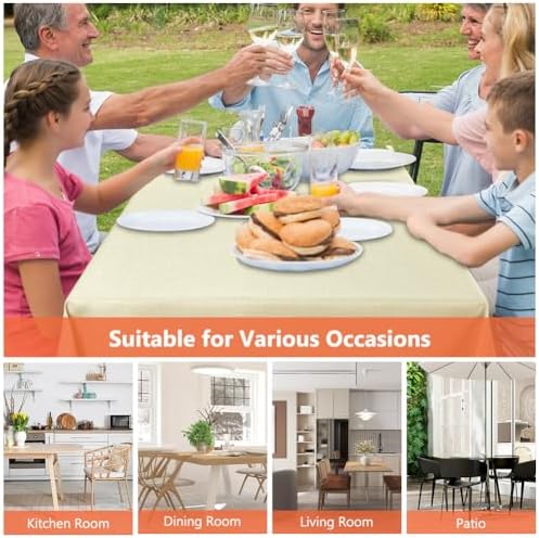 Vue 7 de Auauy Nappe Beige Aspect