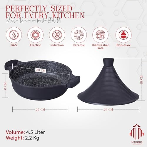 Vue 2 de Intignis Tajine Marocain Cm