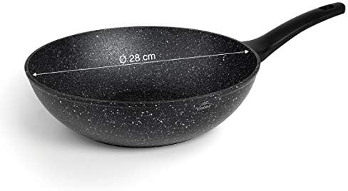Vue 2 de Lacor Poele Wok Antiadhesive