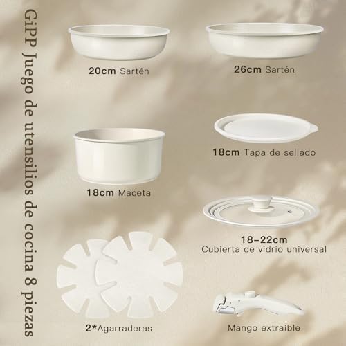 Vue 3 de Pieces Casseroles Et Poeles