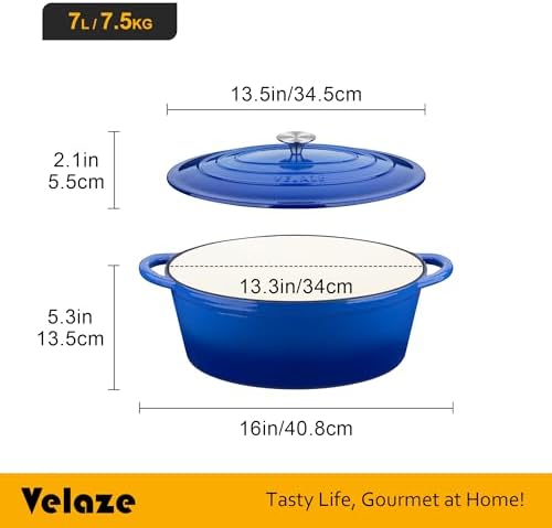 Vue 2 de Velaze Cocotte Fonte Ovale