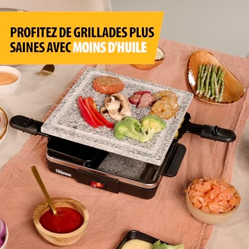 Vue 3 de Appareil Raclette Tristar