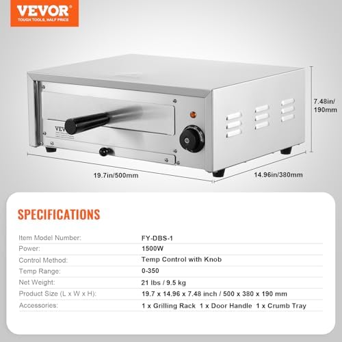 Vue 7 de Vevor Four Pizza