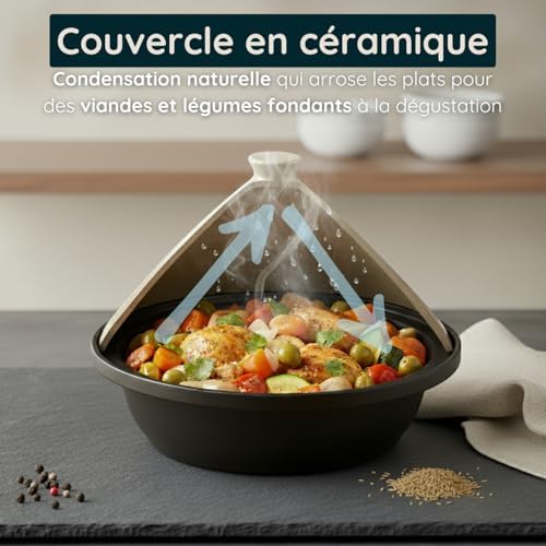 Vue 3 de Pzl Concept Tajine Induction