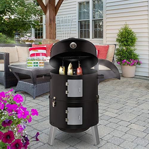 Vue 2 de Relaxdays Fumoir En Smoker